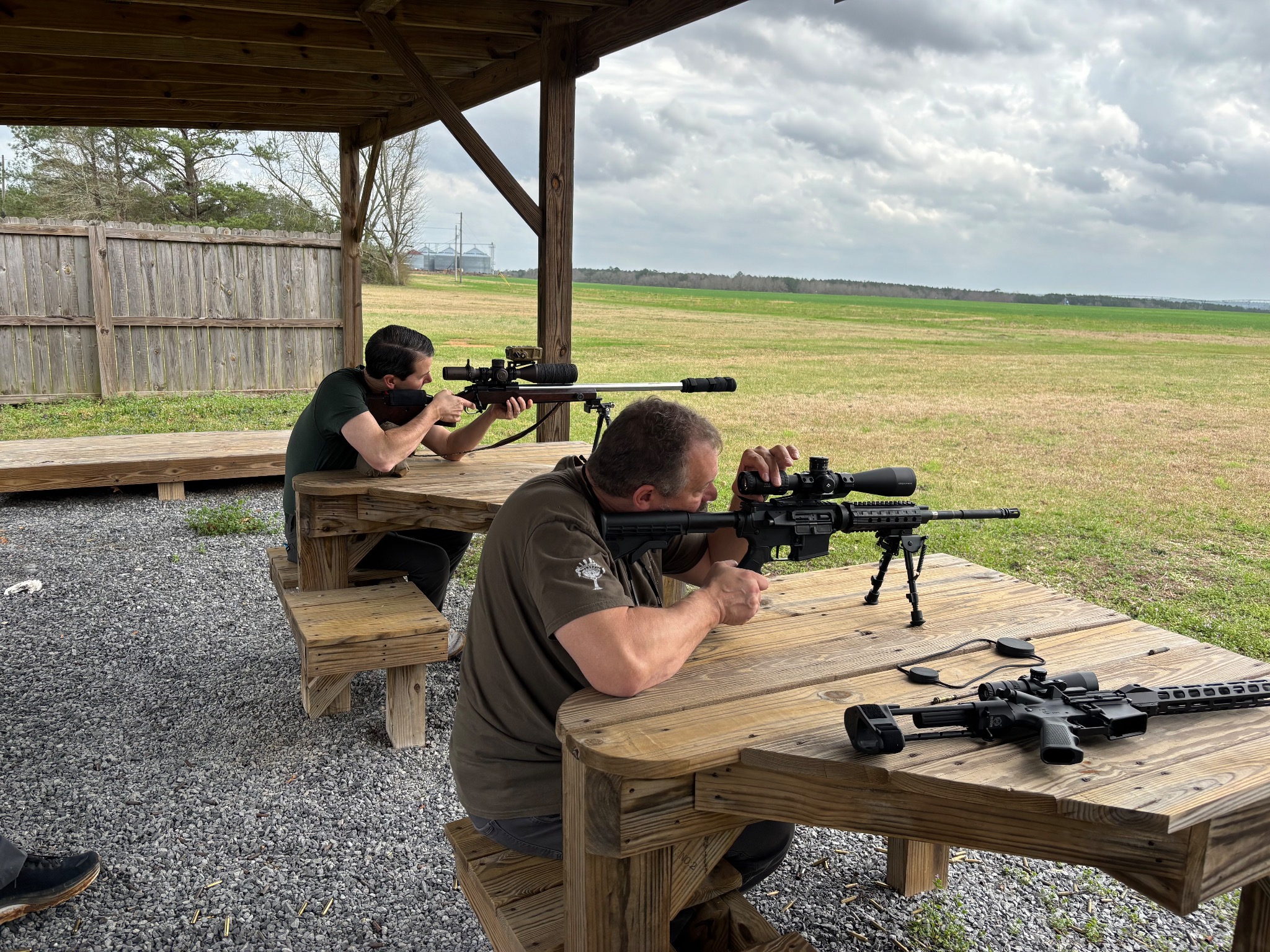 Shooters learning at NRF