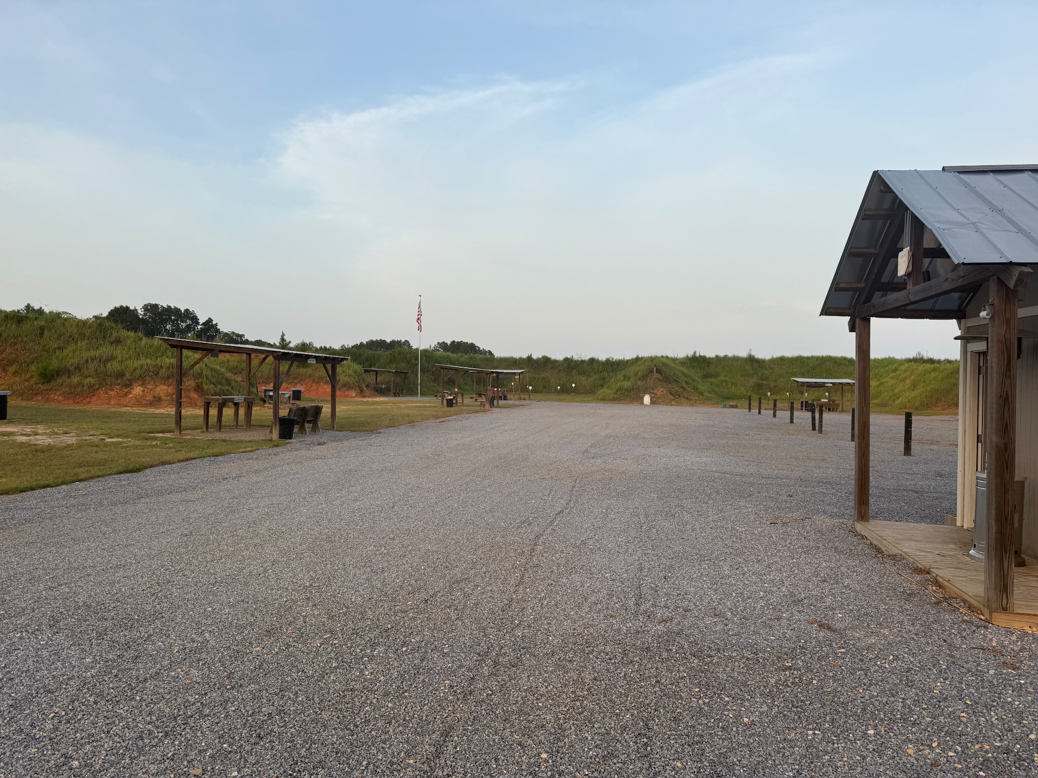 Members shooting on the NRF rifle range